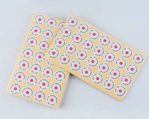 Etiqueta indicadora EO